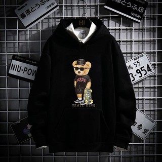 Áo Hoodie hình GẤU CẦM VÁN TRƯỢT AOTHUN268