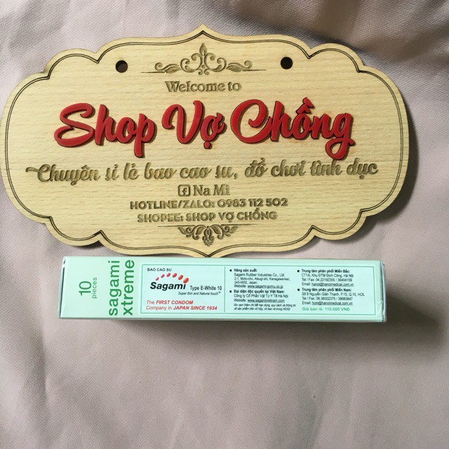 Bao cao su Sagami Xtreme Blue siêu mỏng gai gân cọ xát thú vị