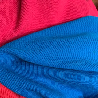 Vải bo gân cotton