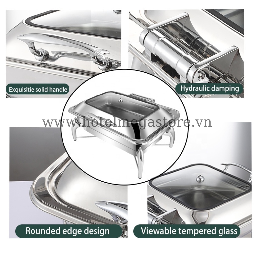 NỒI HÂM BUFFET VUÔNG HMS1017L