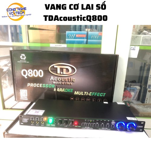 {TẶNG KÈM MIC}Vang cơ lai số TD Q800 có hiệu ứng Delay + Repeat + Reaved/BẢN MỚI NHẤT 2021