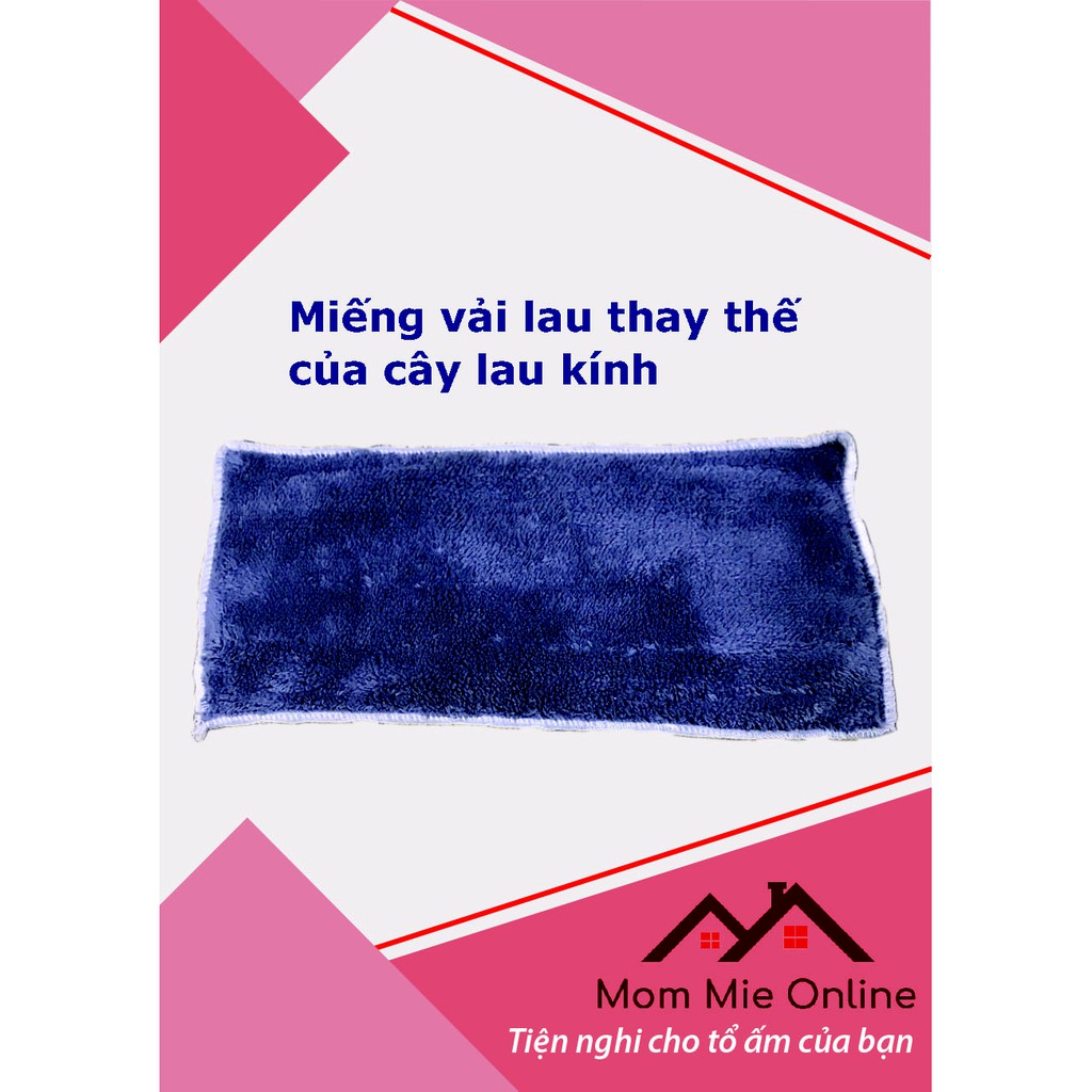 [Hàng cao cấp] Đầu lau thay thế cho cây lau kính đủ loại - phụ kiện cây lau kính - D006