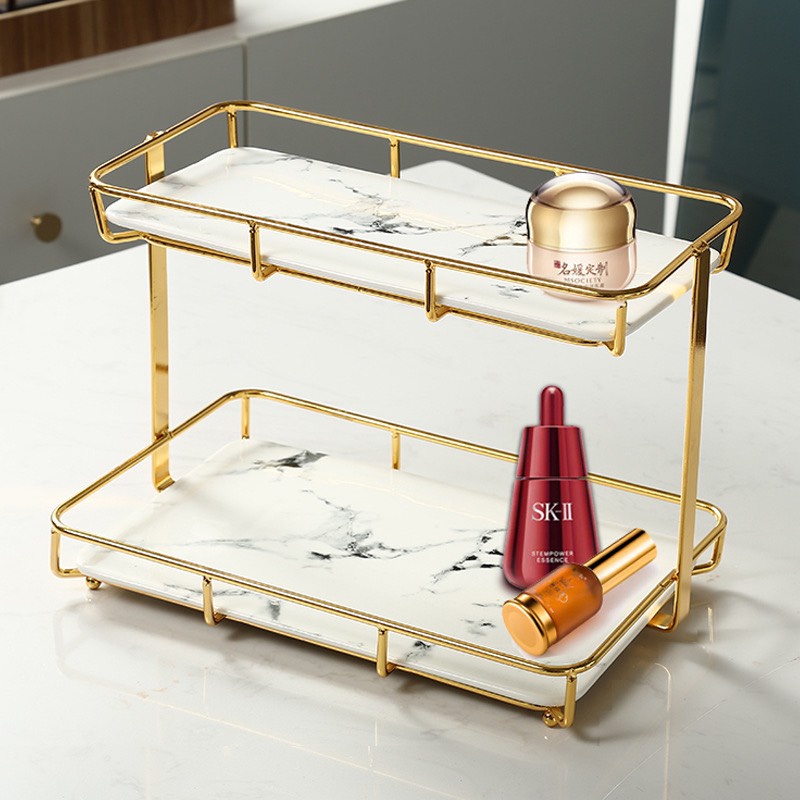 (Có sẵn )Giá Để Đồ Trang Điểm , Mỹ Phẩm 2 Tầng Cao Cấp