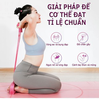 Dụng Cụ Tập Gym, Tập Cơ Bụng Tại Nhà, Kéo Tay Tummy Trimmer Dây Cao Su(nhiều màu0