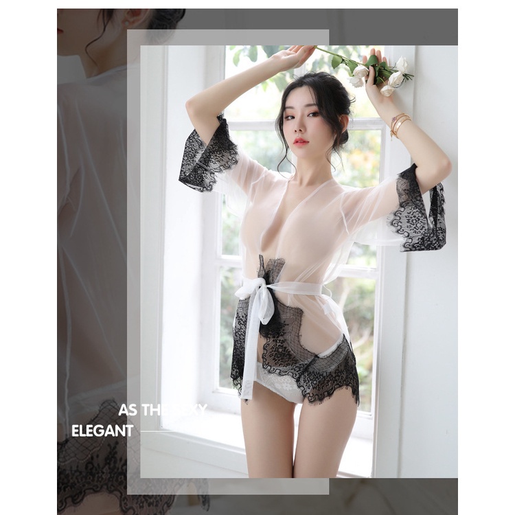Set đồ lót ren lưới màu đen gợi cảm cho nữ MDS-1089 | BigBuy360 - bigbuy360.vn