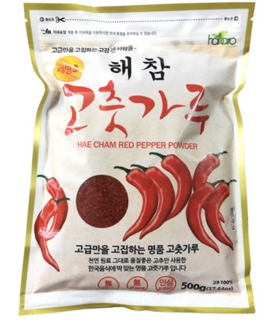 Bột ớt hàn quốc 100g túi zip