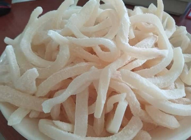 1Kg mứt dừa non sợi đũa trắng chuẩn bến tre