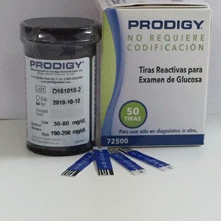 Que thử đường huyết Prodigy (lọ 50 que)