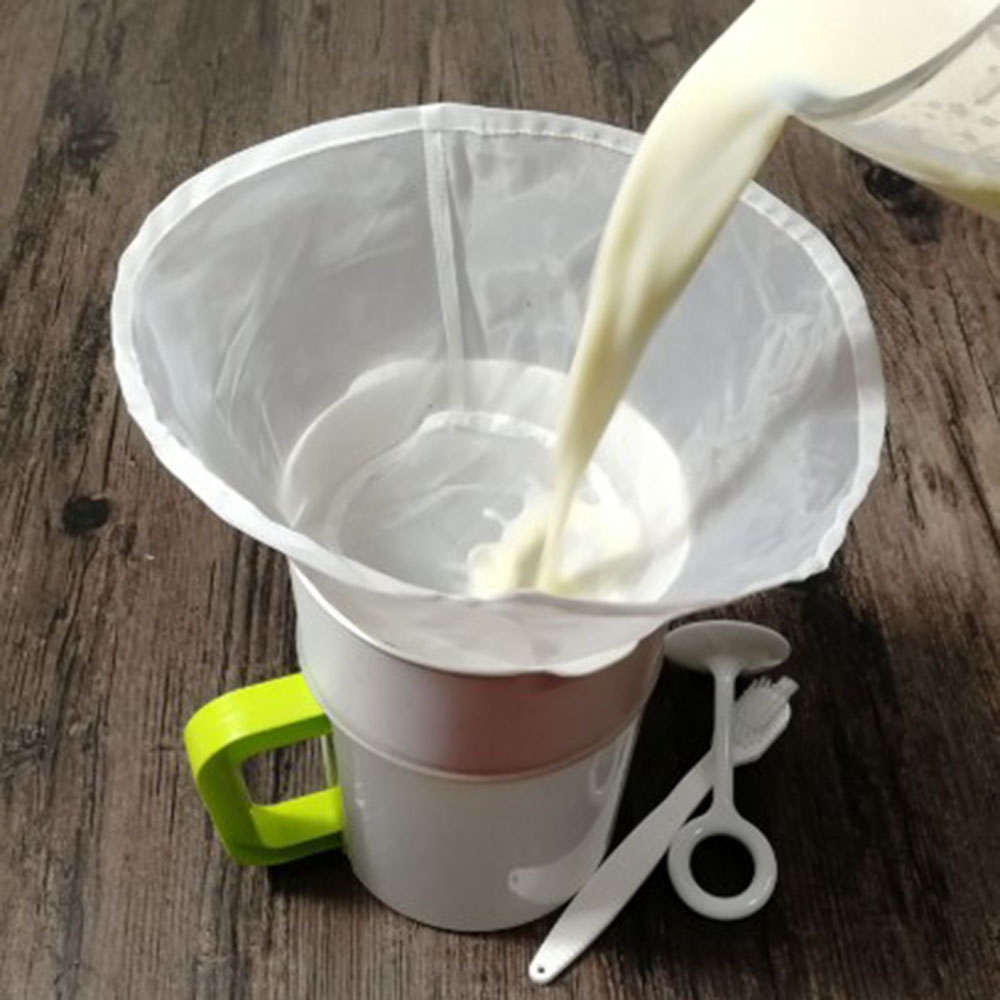 Túi lọc kiểu lưới hình tô để lọc sữa đậu nành và rượu vang tiện dụng