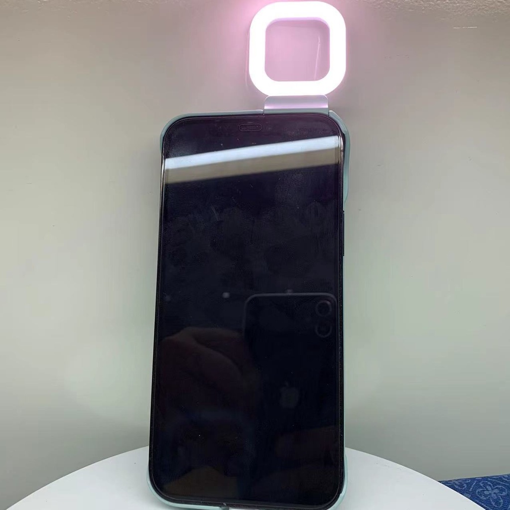 Ốp Điện Thoại Có Vòng Đèn Nhấp Nháy Cho iPhone 12 12Pro