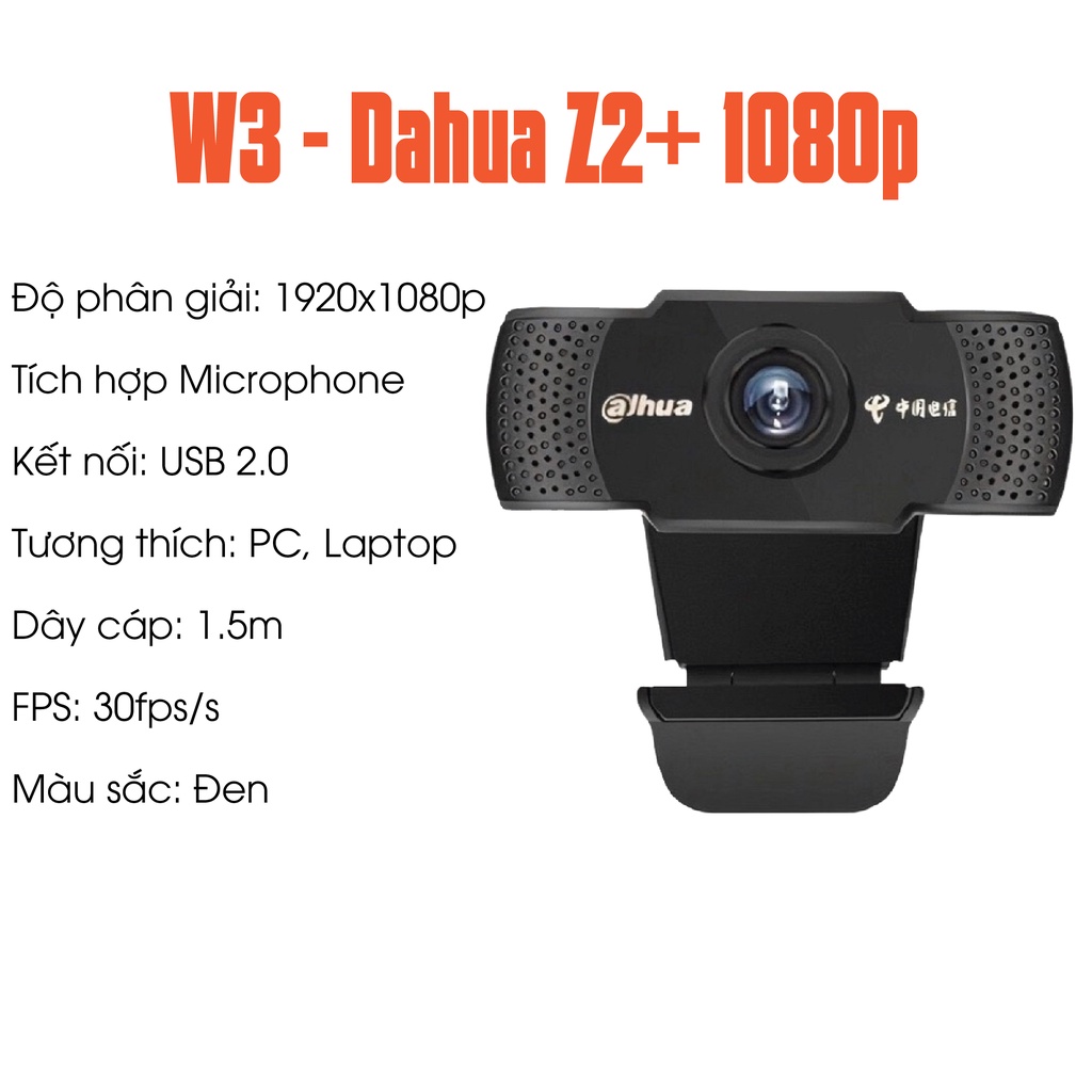 ✅Webcam Máy Tính, Webcam mini Full HD 1080P Có Mic-USB kẹp màn hình, Học Online Qua ZOOM - Gọi Video Zalo