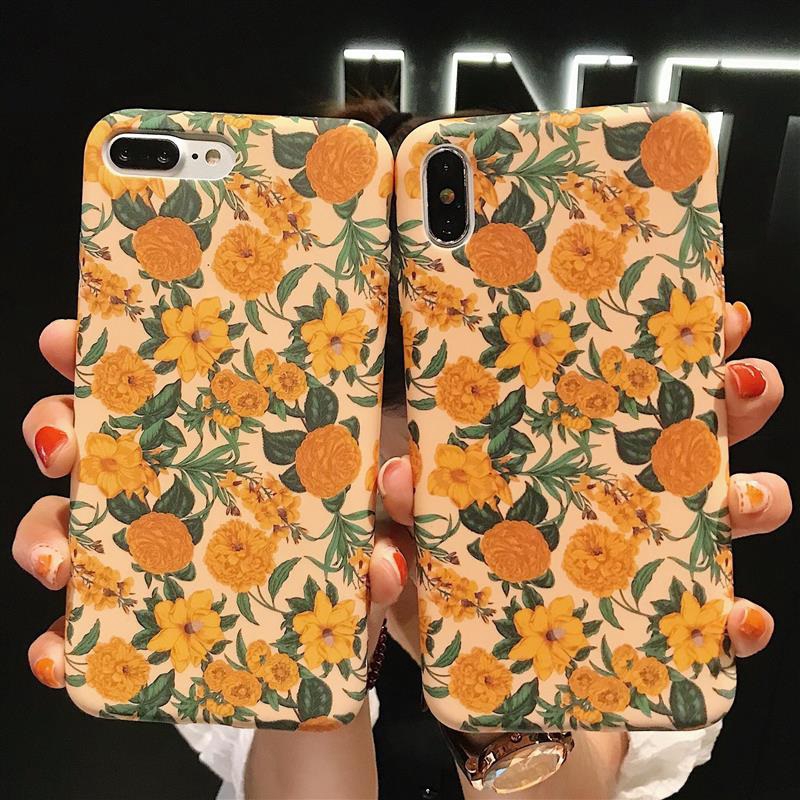 Ốp lưng iphone chống bẩn Hoa vàng vintage 6/6s/6plus/6splus/7/8/7plus/8plus/x/xs/xsmax/11/11promax - Awifi Case F6-4 | BigBuy360 - bigbuy360.vn
