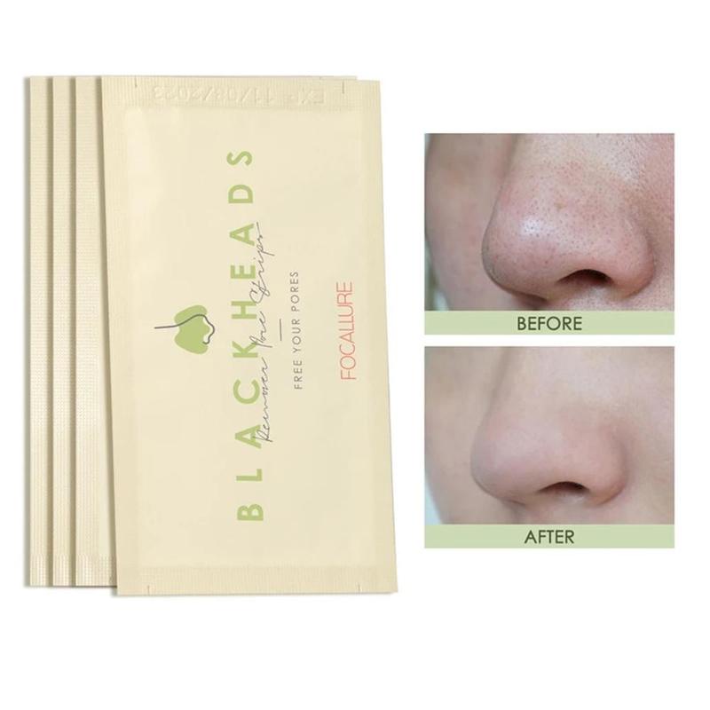 PVN44031 Miếng dán lột mụn FOCALLURE làm sạch sâu hỗ trợ giảm mụn đầu đen cho vùng mũi 2.2g / miếng
