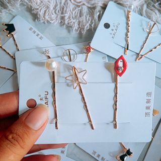 [COMBO] 5 set cột tóc Hàn Quốc 3 món ĐƯỢC LỰA MẪU