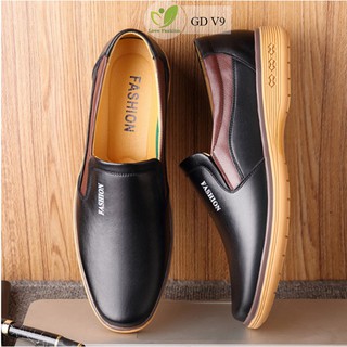 Giày Lười Da Nam Công Sở Dáng Hàn Quốc Size Từ 38 Đến 44 GDV9
