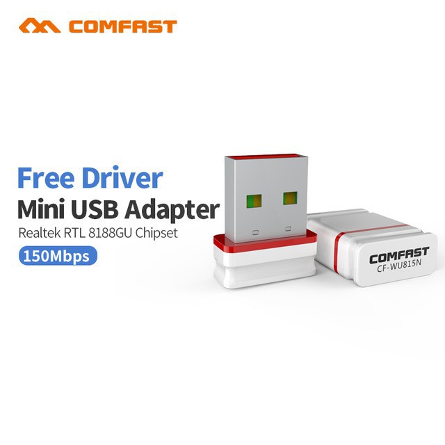 USB Thu Wifi Mini Comfast CF-WU815N 150mbps không cần đĩa cài