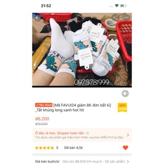Tất khủng long hót hít