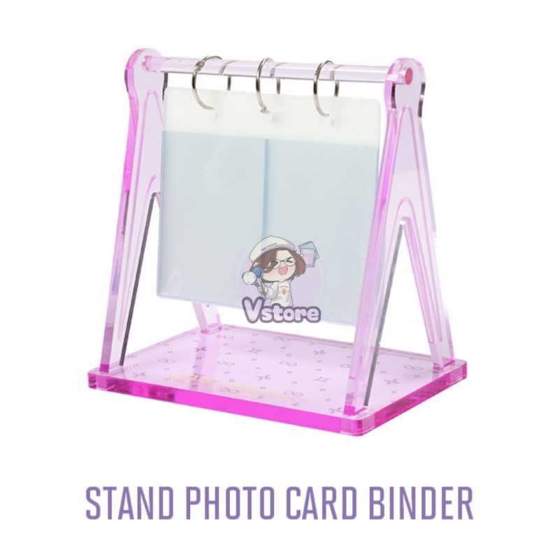 [SOZOOWOO] STAND PHOTO CARD BINDER | XÍCH ĐU ĐỂ CARD BTS SOZOOWOO (HÀNG OFF, SẴN)