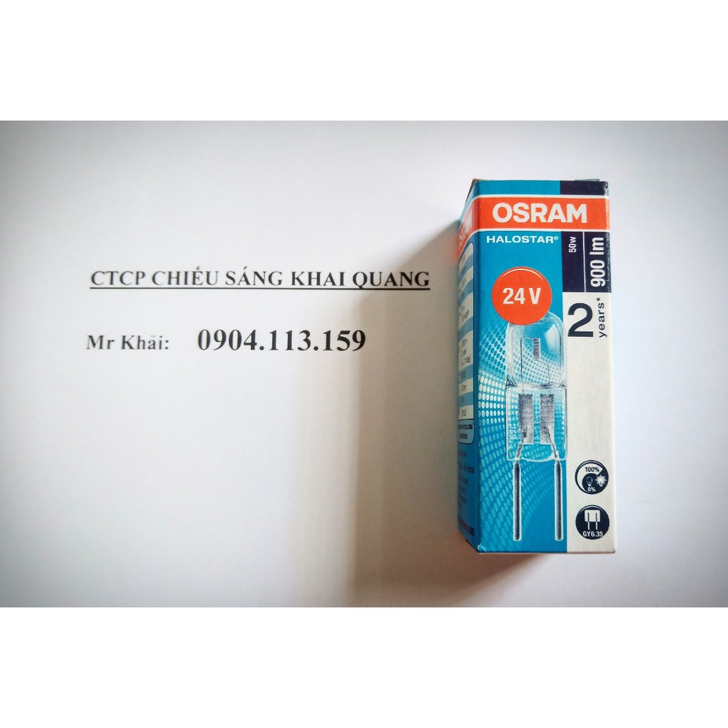 (SALE) Bóng halogen 24V 50W 64445U Osram