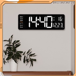 Kỹ thuật số lớn điều khiển từ xa với đếm ngược &amp; hẹn giờ đồng hồ báo thức/đồng hồ kỹ thuật số đồng hồ có nhiệt kế, lịch vạn niên bri