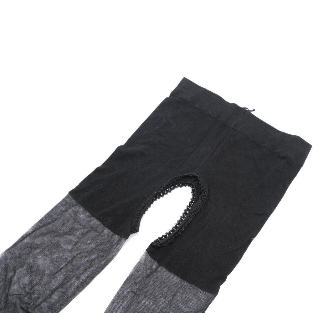 BACK2LIFE Quần Tất Lụa Siêu Mỏng Nhẹ Co Giãn Thoáng Khí Thiết Kế Hở Hai Mặt Thời Trang