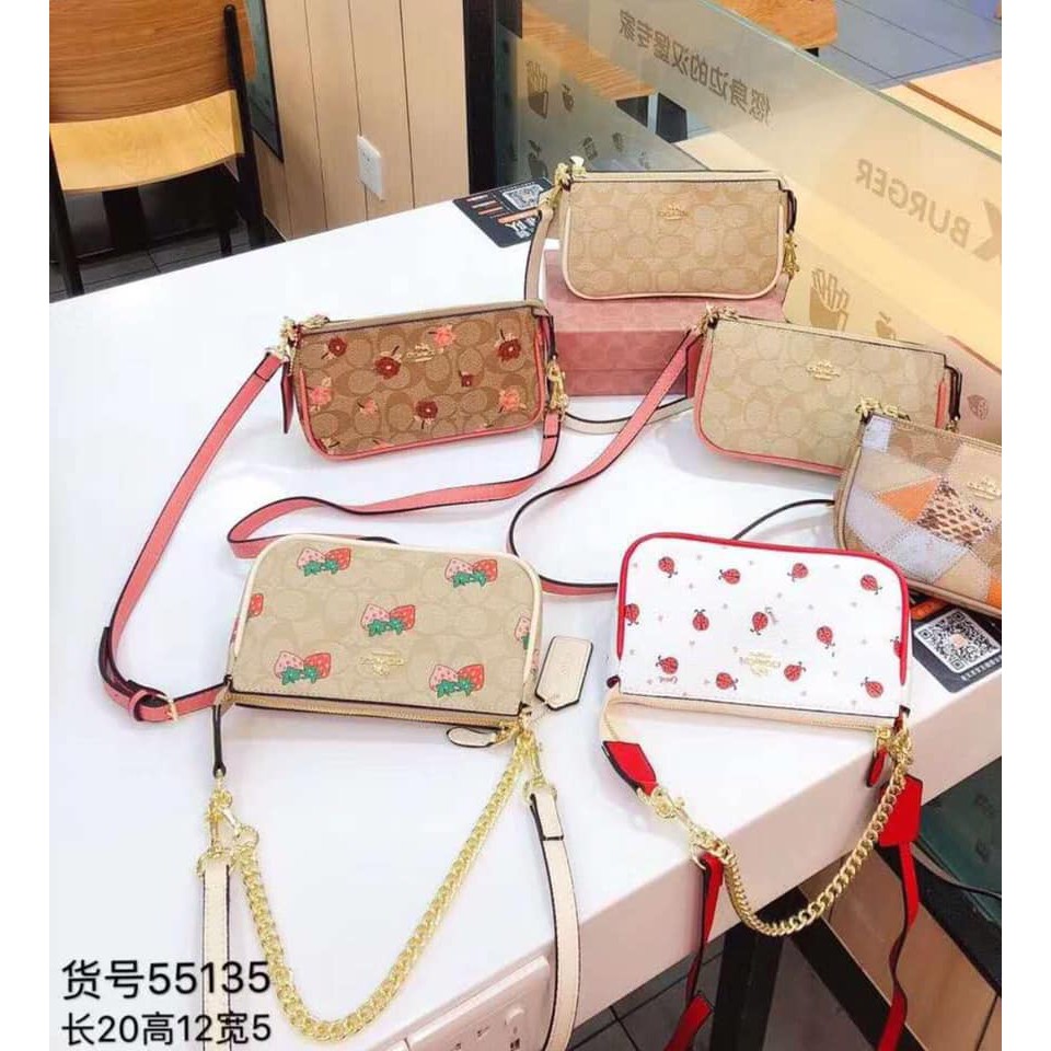 Túi đeo dâu mini sz 18cm nhiều màu xinh new