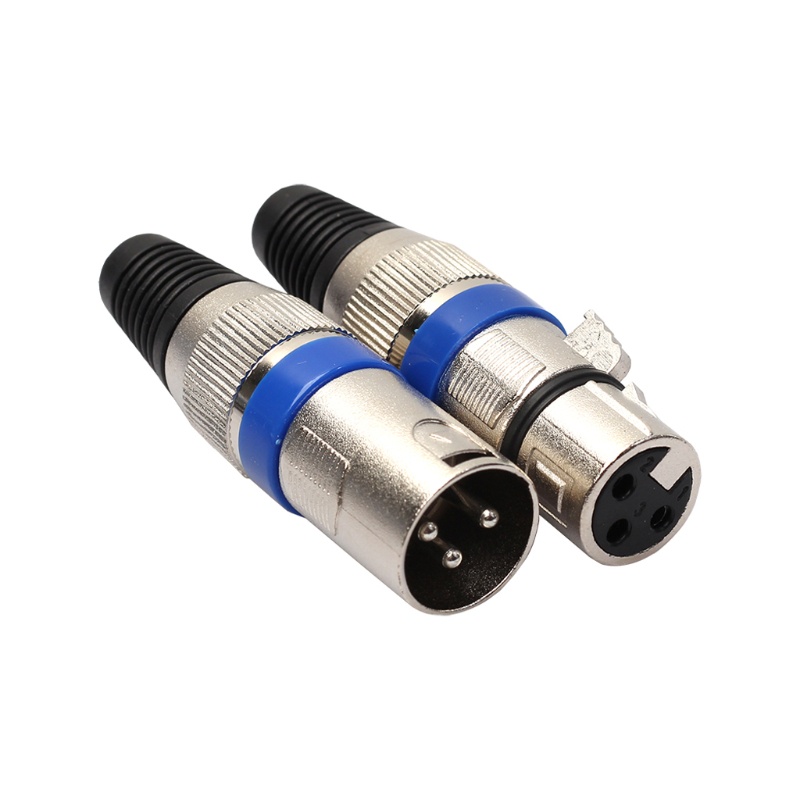 1 Cặp Giắc Cắm XLR 3 Pin + Jack Nối Micro