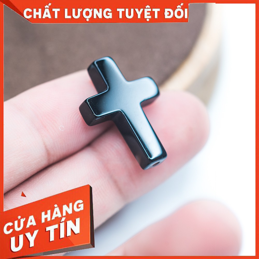 [CAO CẤP -TỰ NHIÊN] Thánh giá AGATE xỏ vòng chuỗi mân côi độ bền vĩnh cửu