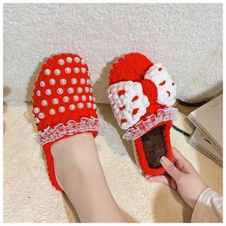 Đế dép móc len handmade