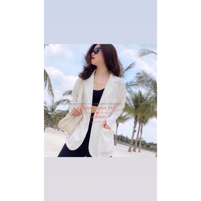 Áo khoác vest nữ blazer vải cao cấp hàng xuất, nhiều màu