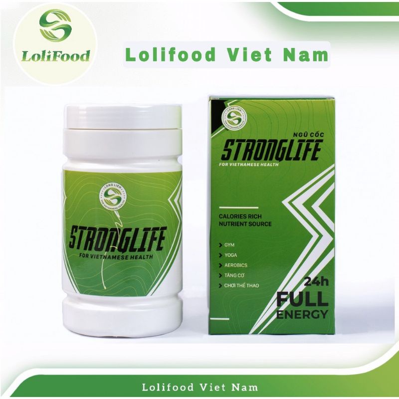 Ngũ Cốc Dinh Dưỡng Cho Người Tập Gym, Thể Thao Stronglife Lolifood