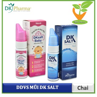 Dung dịch vệ sinh mũi hằng ngày dk salt baby / người lớn _ xịt muối biển dksalt