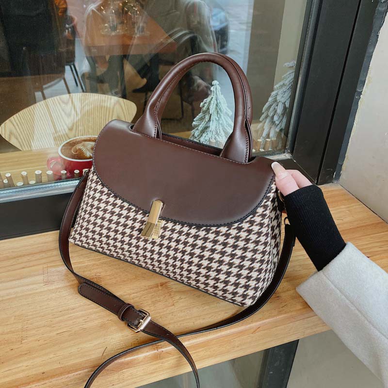 IELGY Túi Đeo Chéo Họa Tiết Cổ Điển Thanh Lịch Cho Nữ