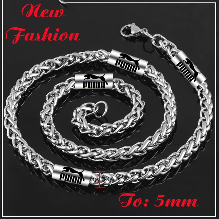 Dây chuyền nam inox cao cấp kiểu bôg dừa xoắn 5 ly bọc khoanh khắc kí hiệu P siêu đẹp không đen, không gỉ, hợp thời trag