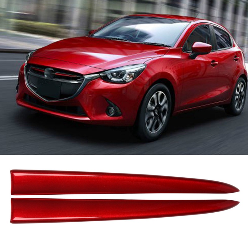Khuôn trang trí lưới tản nhiệt phía trước ô tô cho Mazda 2 Demio 2015-2017 DJ DL Mazda2 Hatchback Sedan Styling