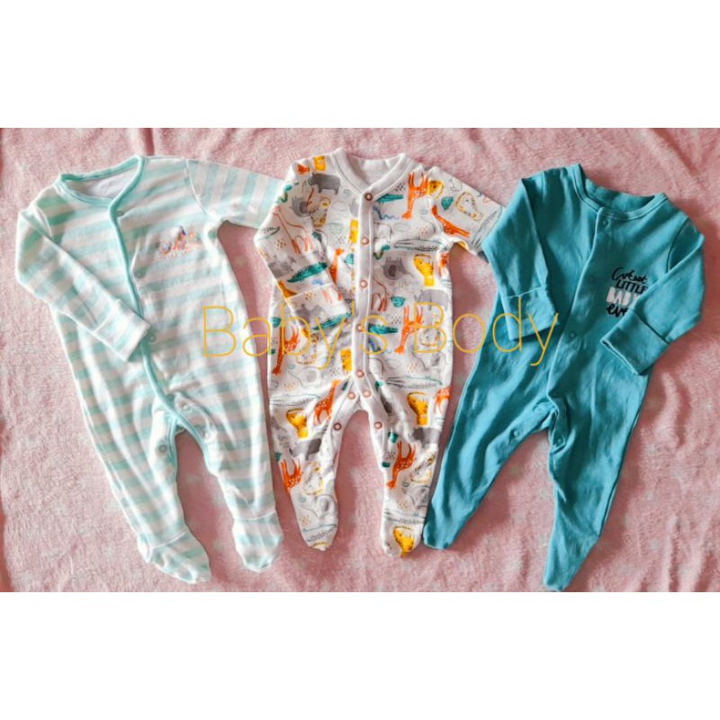 Set 3 Body sleepsuit xuất dư cho Bé