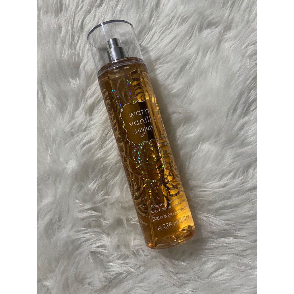 𝗕𝗢𝗗𝗬𝗠𝗜𝗦𝗧𝗣𝗘𝗥𝗙𝗨𝗠𝗘⚜️Xịt Thơm Toàn Thân Bath And Body Works - Warm Vanilla Sugar Body Mist 236ml