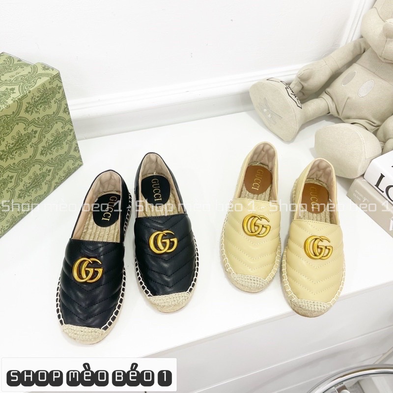 Giày slip on gc trần chỉ đế cói spsl fullbox bill túi giấy