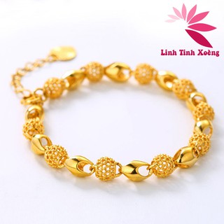 Lắc tay nữ, lắc tay nữ mạ vàng không phai mầu, không bị đen