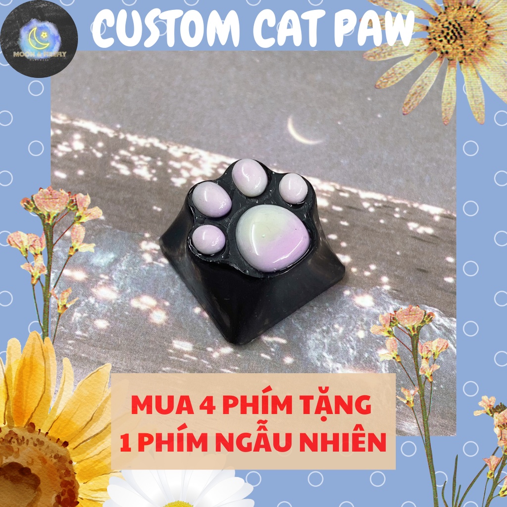 🐾🐾 hàng đặt trước, keycap chân mèo thủ công 🐾