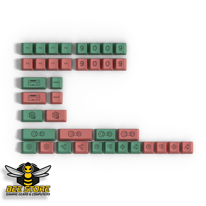 Bộ keycap 9009 Retro R2 | 38 nút | Chất liệu: PBT DyeSubbed