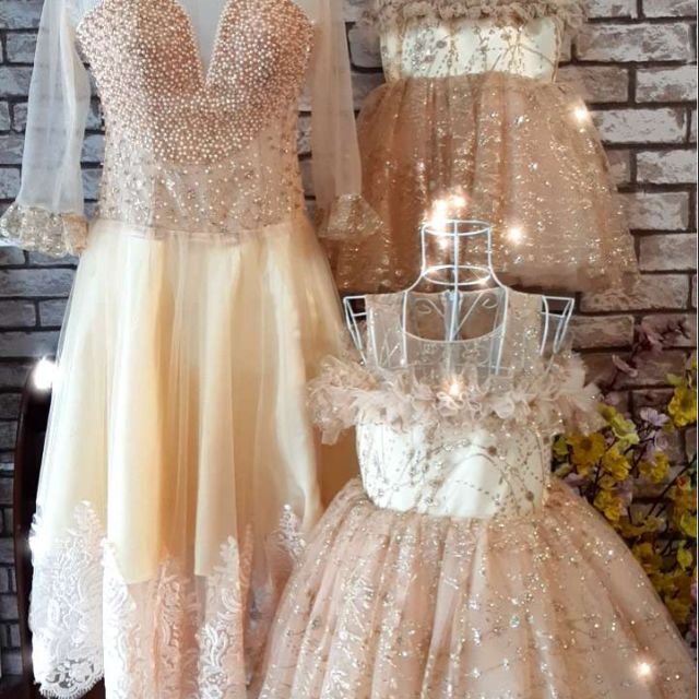 Sét mẹ và bé đi tiệc cao cấp