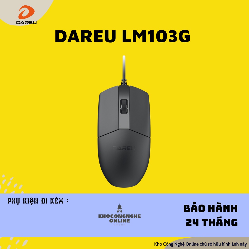 Chuột DAREU LM103 có dây (USB)