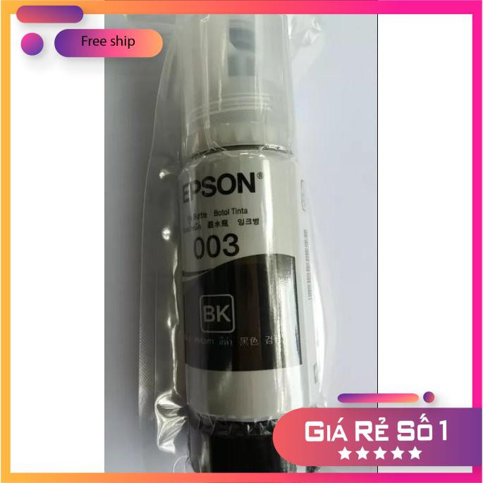 [FREESHIP] Mực màu ĐEN [RẺ VÔ ĐỊCH] sử dụng cho Epson L1110, L3110, L4150, L6170, ET2700, M970- mã 003 nhập khẩu