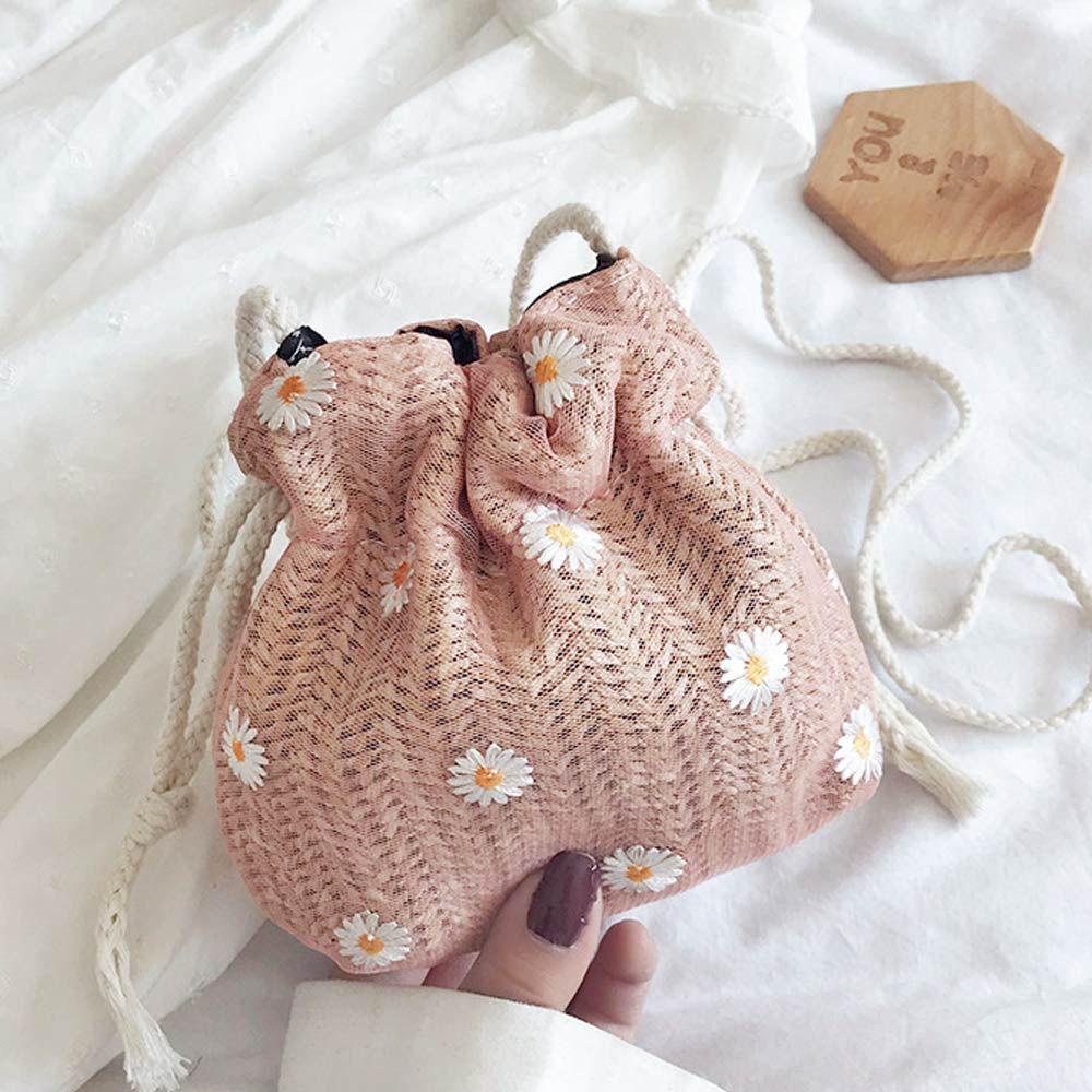 UUMIR Túi Cói Dây Rút Đeo Chéo Thời Trang Trẻ Trung