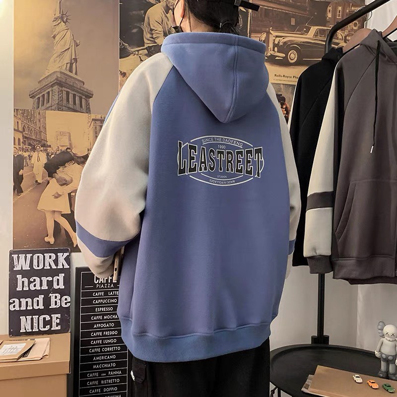 [HCM]ÁO KHOÁC HOODIE NAM DÂY KÉO THỜI TRANG FOM RỘNG CHỐNG NẮNG CHẤT CỦA ĐAM MÊ