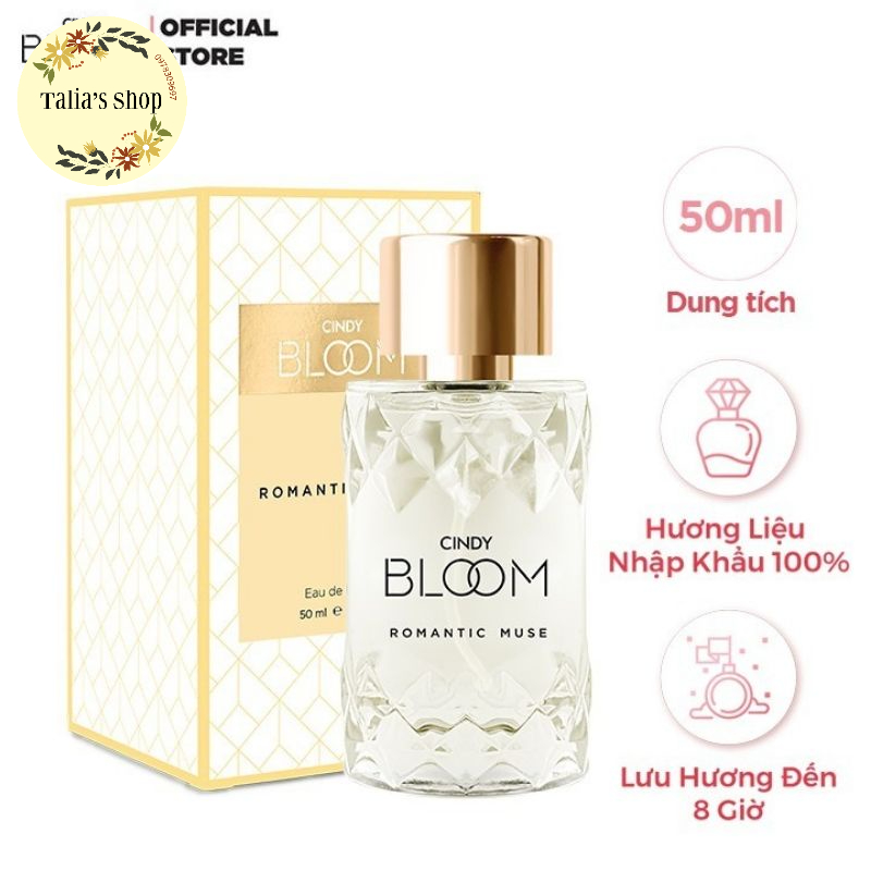 4 mùi - Nước hoa Cindy Bloom 30ml - KHÔNG HỘP