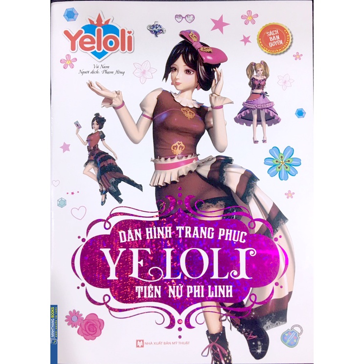 Sách - Combo 2c Dán hình trang phục YELOLI(mộng mơ+phi linh)