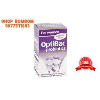 Men vi sinh Optibac Anh 30 viên ngừa nấm âm đạo cho mẹ mang thai, cho con bú