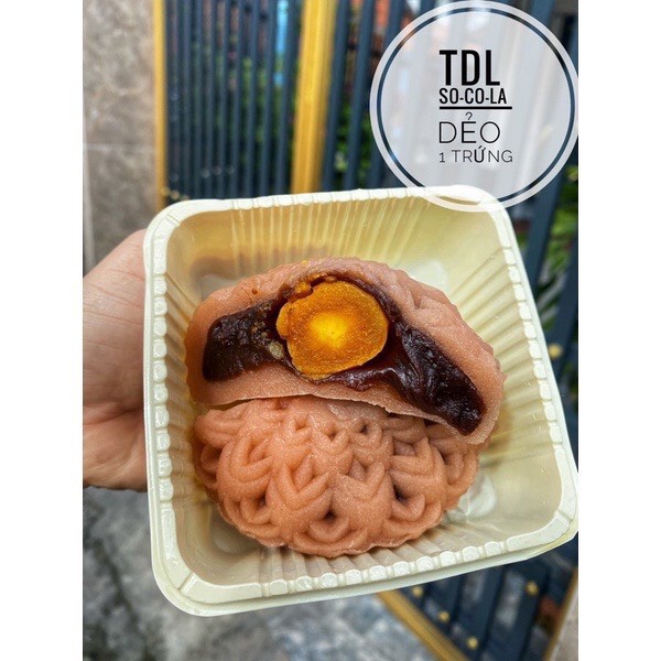 Bánh PÍA Tân Dân Lợi Gà quay/Thập cẩm- Bánh 200g/2 trứng muối-HÀNG NGON-CHÍNH HÃNG 100%